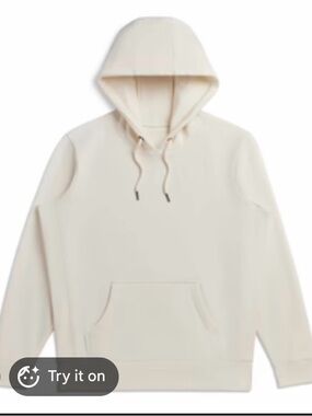 Original Favorites Cream Pullover Hoodie Organic Cotton